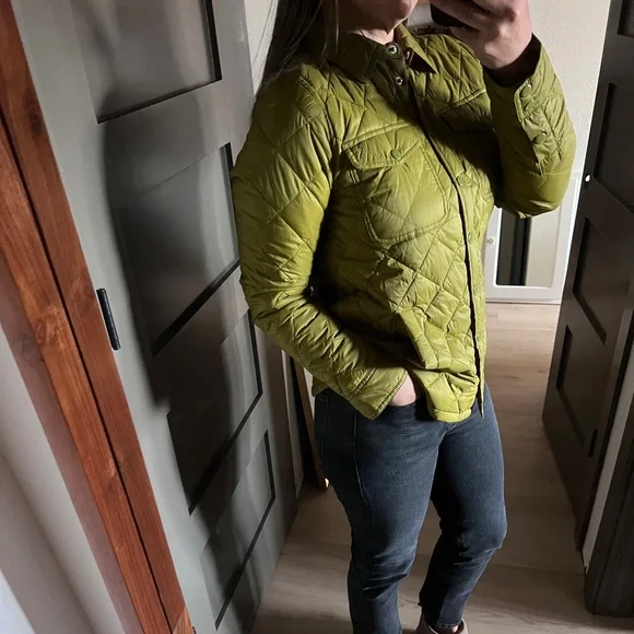 J. Crew Olive Green Puffer Jacket - Picture 9 of 14